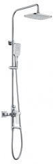 Chrome Shower and Faucet Set