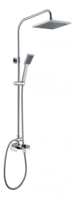 Wall-Mounted Chrome Shower Head