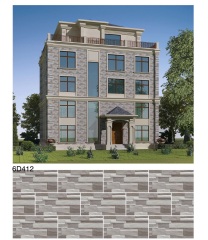 Light Gray Irregularly Patterned External Wall Tile