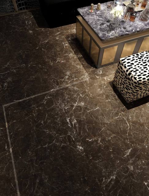 Helen Coffee Brown Full Polished Glazed Tile