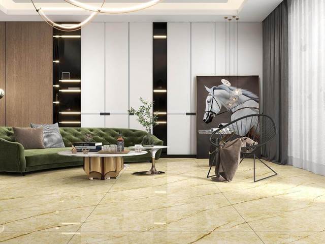 Venetian Gold Full Polished Glazed Tile