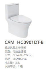 C9M Super Cyclone Water-Saving One-Piece Toilet