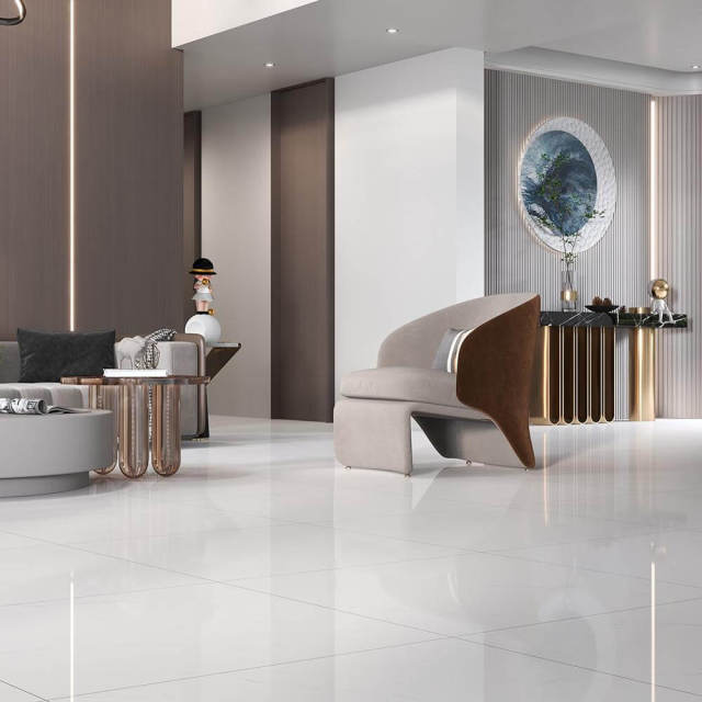 Snow White Full Polished Tile