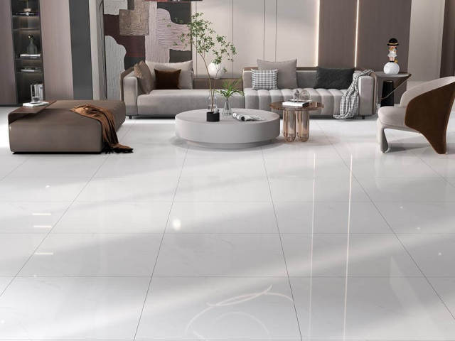 Snow White Full Polished Tile