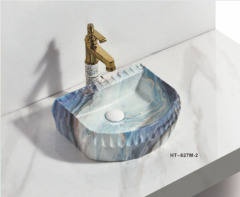 Colored glazed Ceramic Countertop Basin