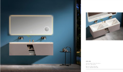 Rock Gray Stainless Steel Bathroom Cabinet