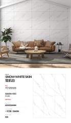 Snow-White Skin Full Polished Glazed Tile