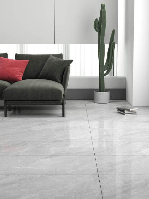 Polar Grey Full Polished Glazed Tile