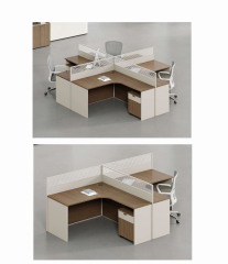 L-shaped Partition Module Combination Office Set