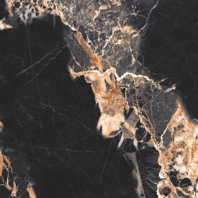 Supreme Black Fully Polished Glazed Tile