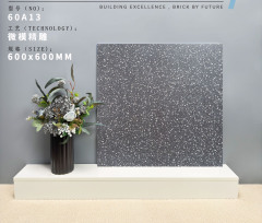 Dark Gray Terrazzo Rustic Tile