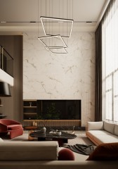 Glossy Warm Luminous Gold Porcelain Slab