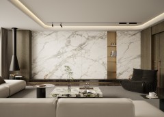 Matte Premium Frost River Snow Sintered Stone