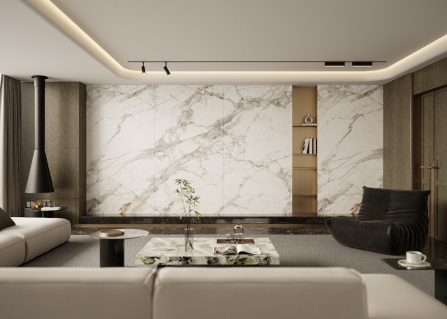 Matte Premium Frost River Snow Sintered Stone