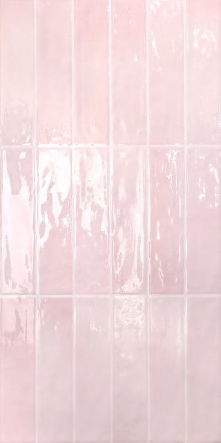 Glossy Pink Gradient Glazed Wall Tile