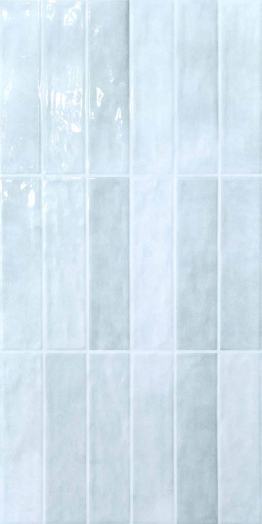 Light Blue Gradient Glossy Wall Tile
