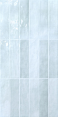 Light Blue Gradient Glossy Wall Tile
