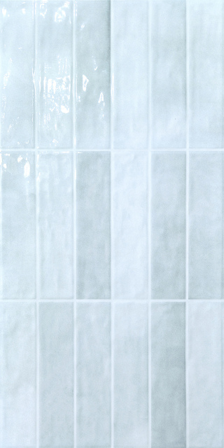 Light Blue Gradient Glossy Wall Tile