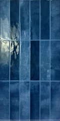 Glossy Deep Blue Gradient Internal Wall Tile