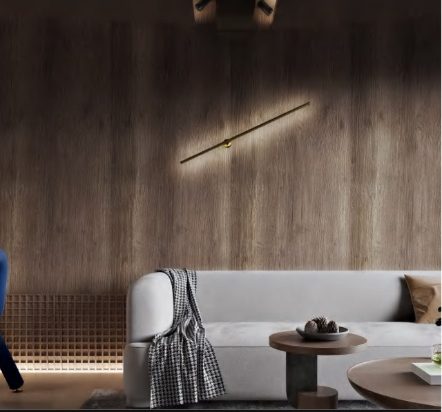 Ultra-Thin Brown Wood-Grain Flexible Soft Stone Wall Panel