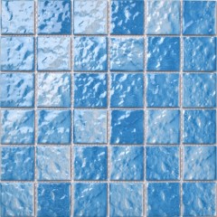 Sky Blue Water Ripple Swimming Pool Mosaic Tile