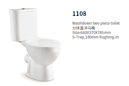 1108 Direct Flush Two-Piece Toilet