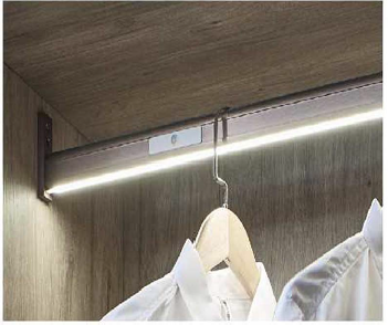 Coffee-Colored Closet Storage System