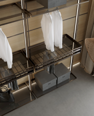 Column-Type Aluminum Wardrobe