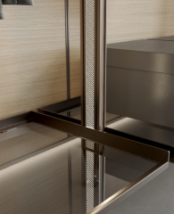 Column-Type Aluminum Wardrobe