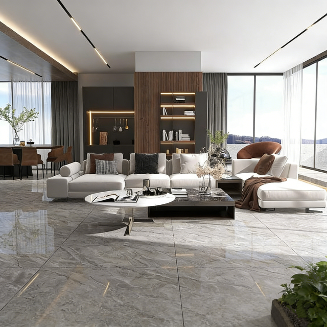 Fragrant Hill Rock Full Polished Glazed Tile