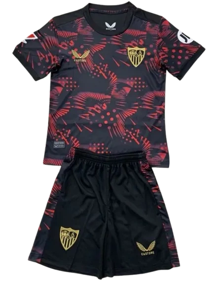 Kids Sevilla Third Kits(Jersey+Shorts) 24-25
