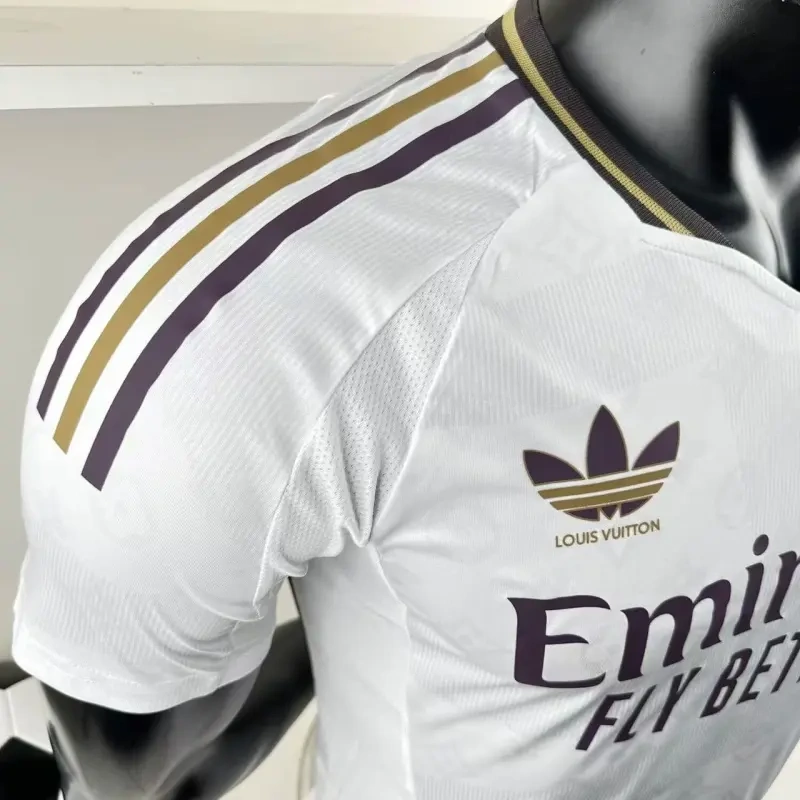 2025-26 Real Madrid LV co-branded player version jersey football shirt