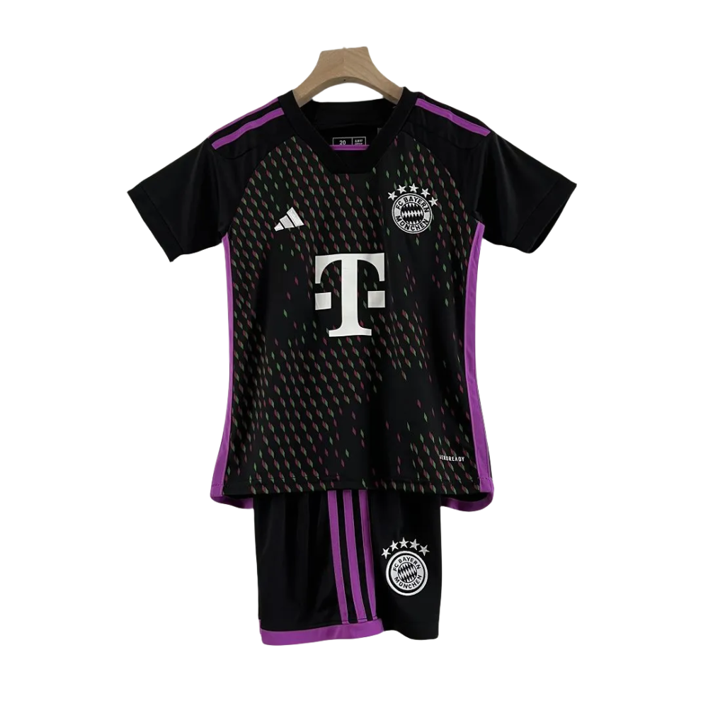 23-24 Kids Bayern Munich Away Kit Jersey+Shorts