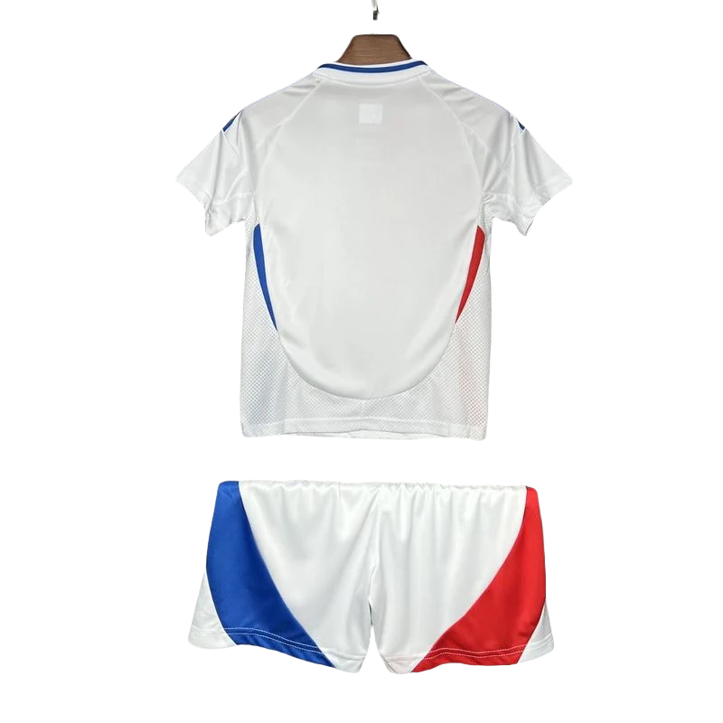 24-25 Olympique Lyonnais Home Kids Kit Jersey+Shorts