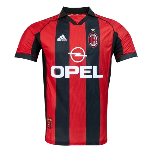 1998/00 AC Milan Retro Jersey Home