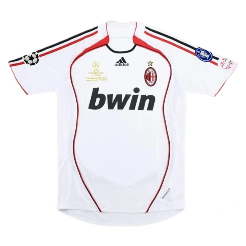 2006/07 AC Milan Ronaldo #99 Kakà #22 Maldini #3 Pirlo #21 UCL Final Retro Jersey Away Replica