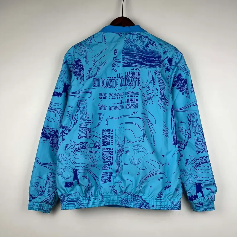 2023-2024 Inter Miami Reversible Windbreaker Blue Soccer Jersey 1:1 Thai Quality