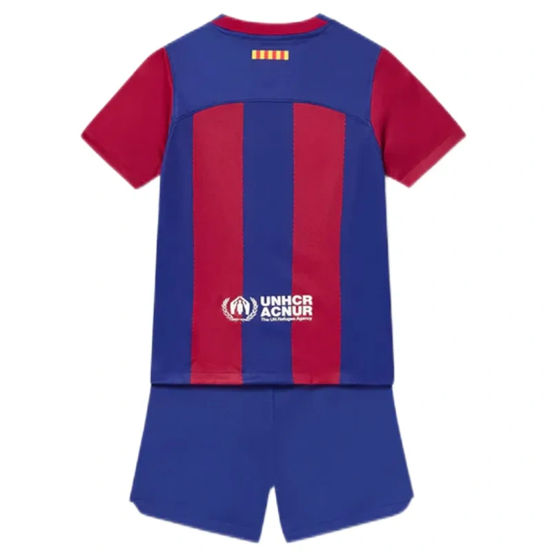 2023/24 Kids Barcelona Home Jersey Kit