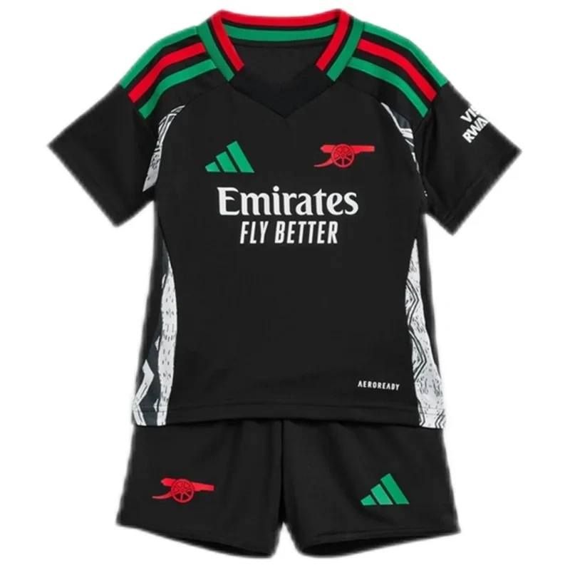 24-25 Arsenal Away Soccer Kids Kit Jersey+Shorts