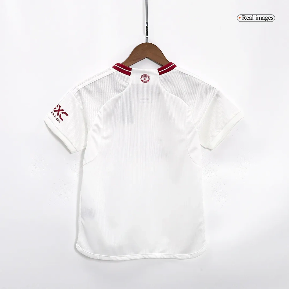 2023/24 Kids Manchester United Third Away Jersey Kit