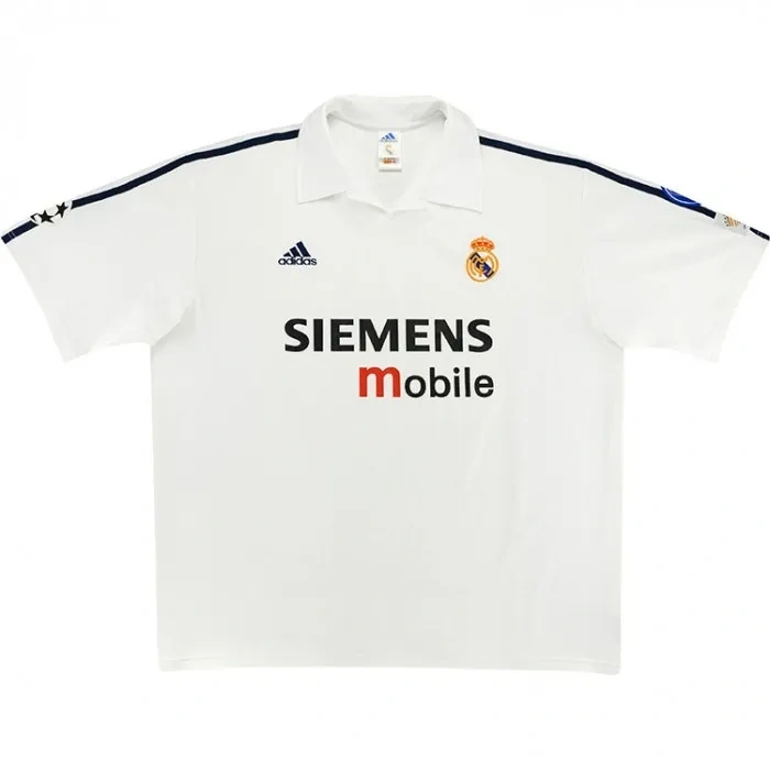 2002/03 Real Madrid Retro Soccer Jersey Home