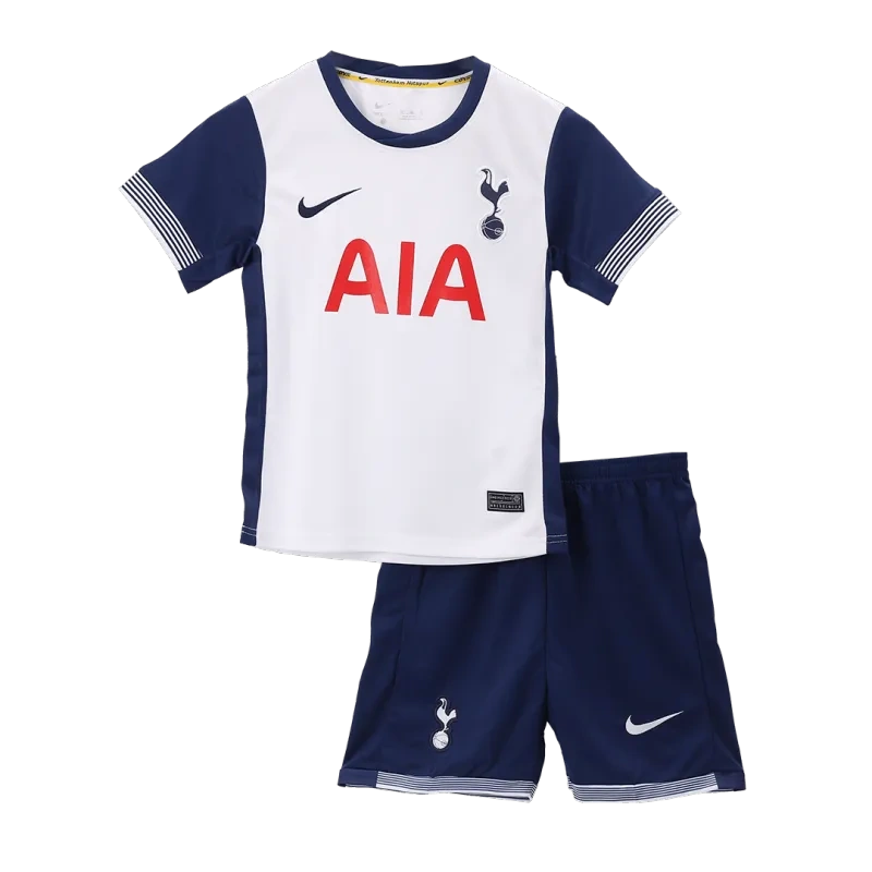 2024/25 Kids Tottenham Hotspur Home Full Kits(Jersey+Shorts+Socks)