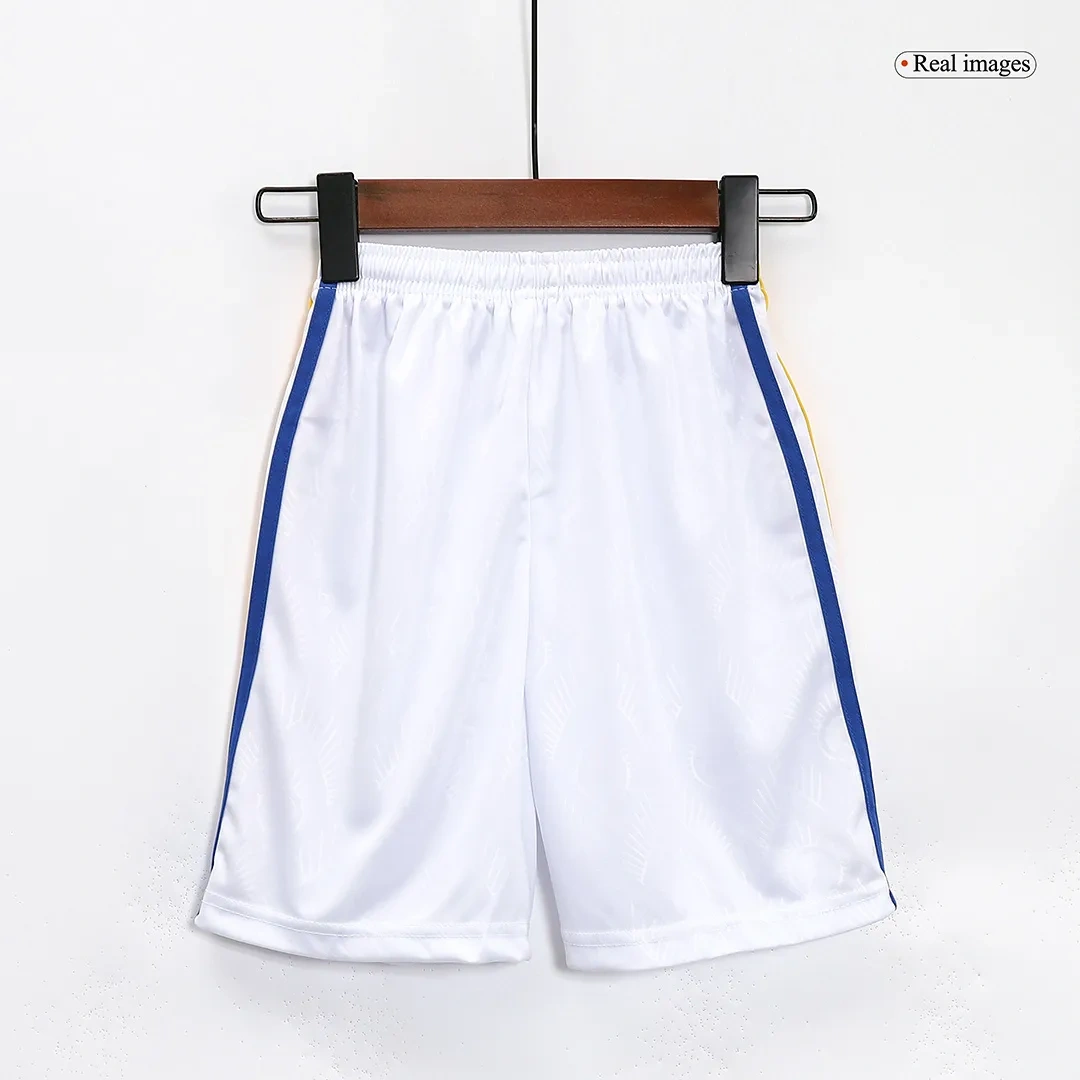 2023/24 Kids Leeds United Home Kit Jersey+Shorts