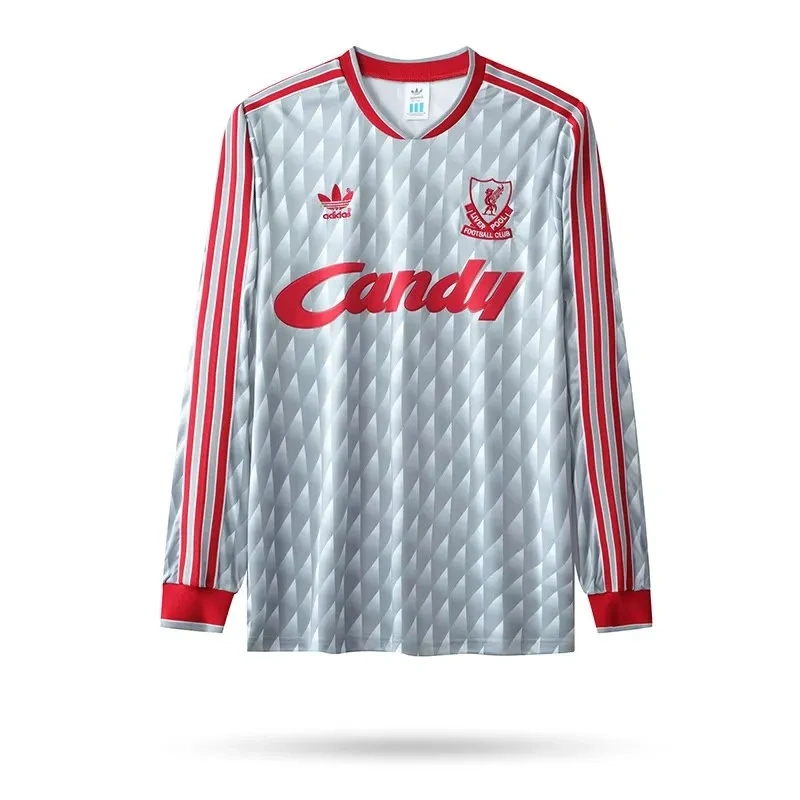 Liverpool Retro Long Sleeve Jersey Away 1989