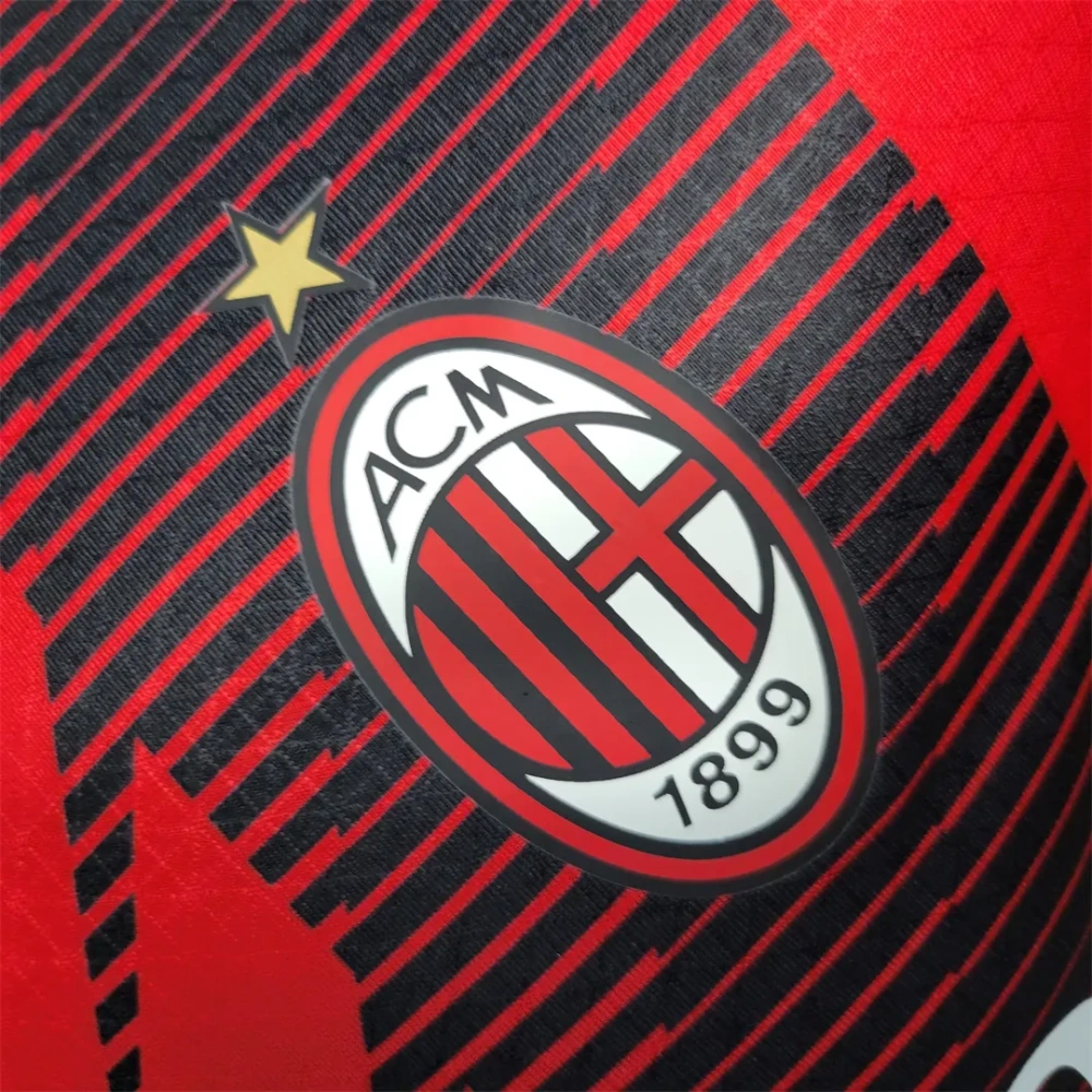 23-24 AC Milan Jersey Home Player Version