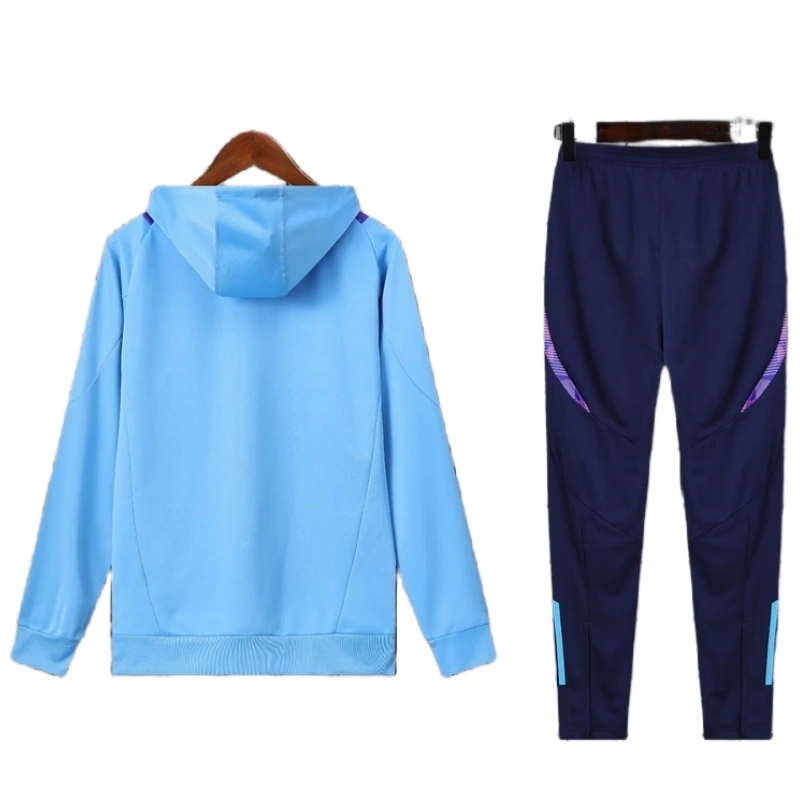 Argentina Nation 2024-25 Hooded Blue Training Tracksuit Kit