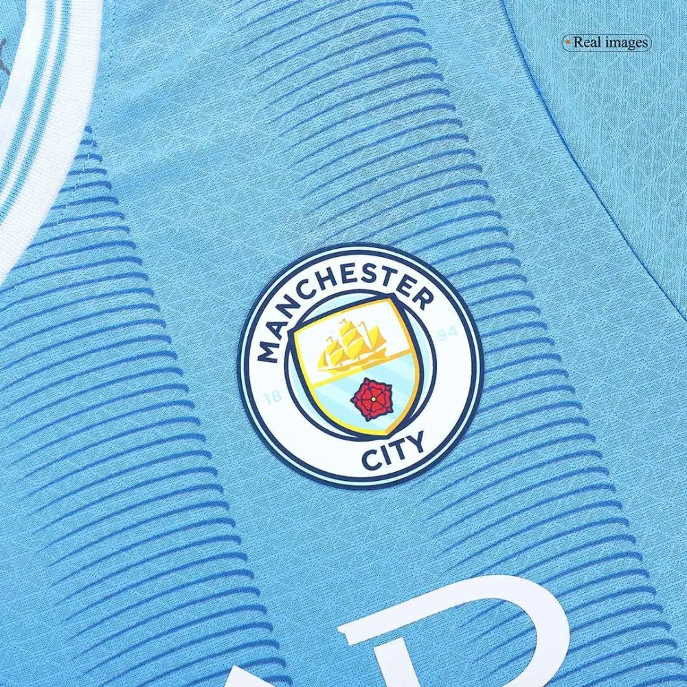 2023/24 Manchester City Home Long Sleeve Jersey