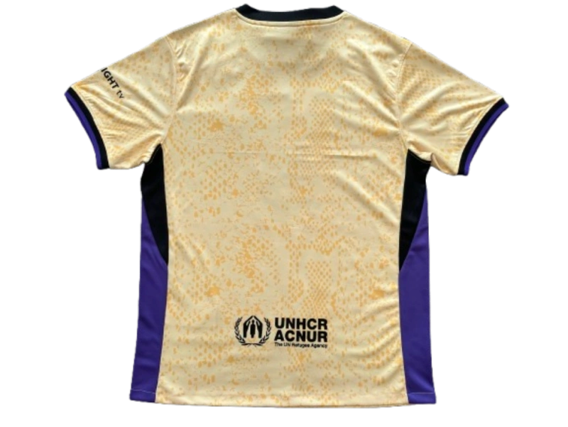 Barcelona 25-26 Away Yellow Soccer Jersey