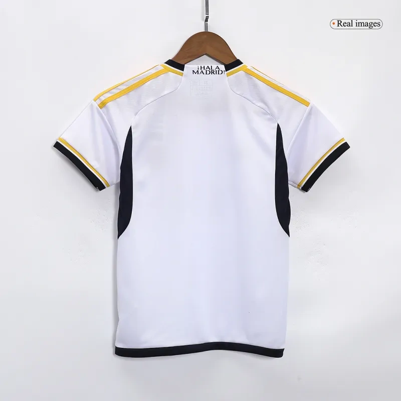 2023/24 Kids Real Madrid Home Whole Kit(Jersey+Shorts+Socks)