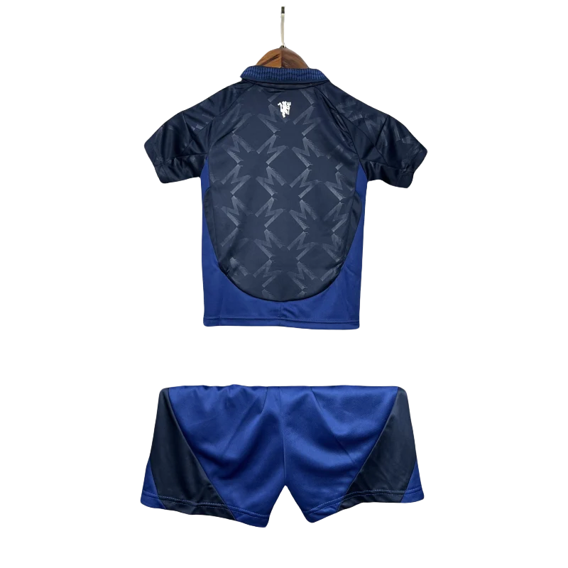 24-25 Manchester United Away Kids Jersey+Shorts